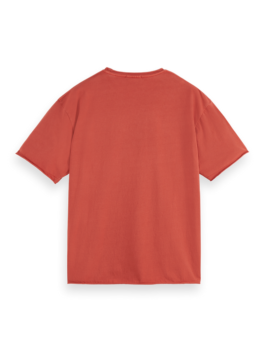 Sienna טי שירט קצרה לגברים Raw Edge SCOTCH & SODA