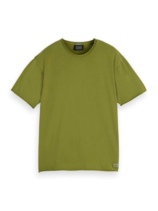 Olive Drab טי שירט קצרה לגברים Raw Edge SCOTCH & SODA