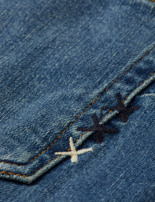 Dark Slate Gray ג׳ינס ארוך לגברים The Zee – Straight Leg SCOTCH & SODA