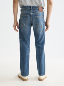 Dark Slate Gray ג׳ינס ארוך לגברים The Zee – Straight Fit SCOTCH & SODA