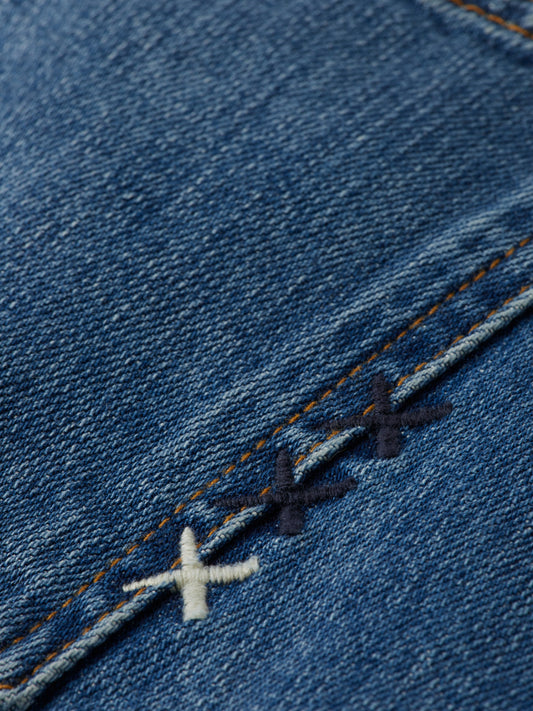 Dark Slate Gray ג'ינס ארוך לגברים The Pitch – Wide Leg SCOTCH & SODA