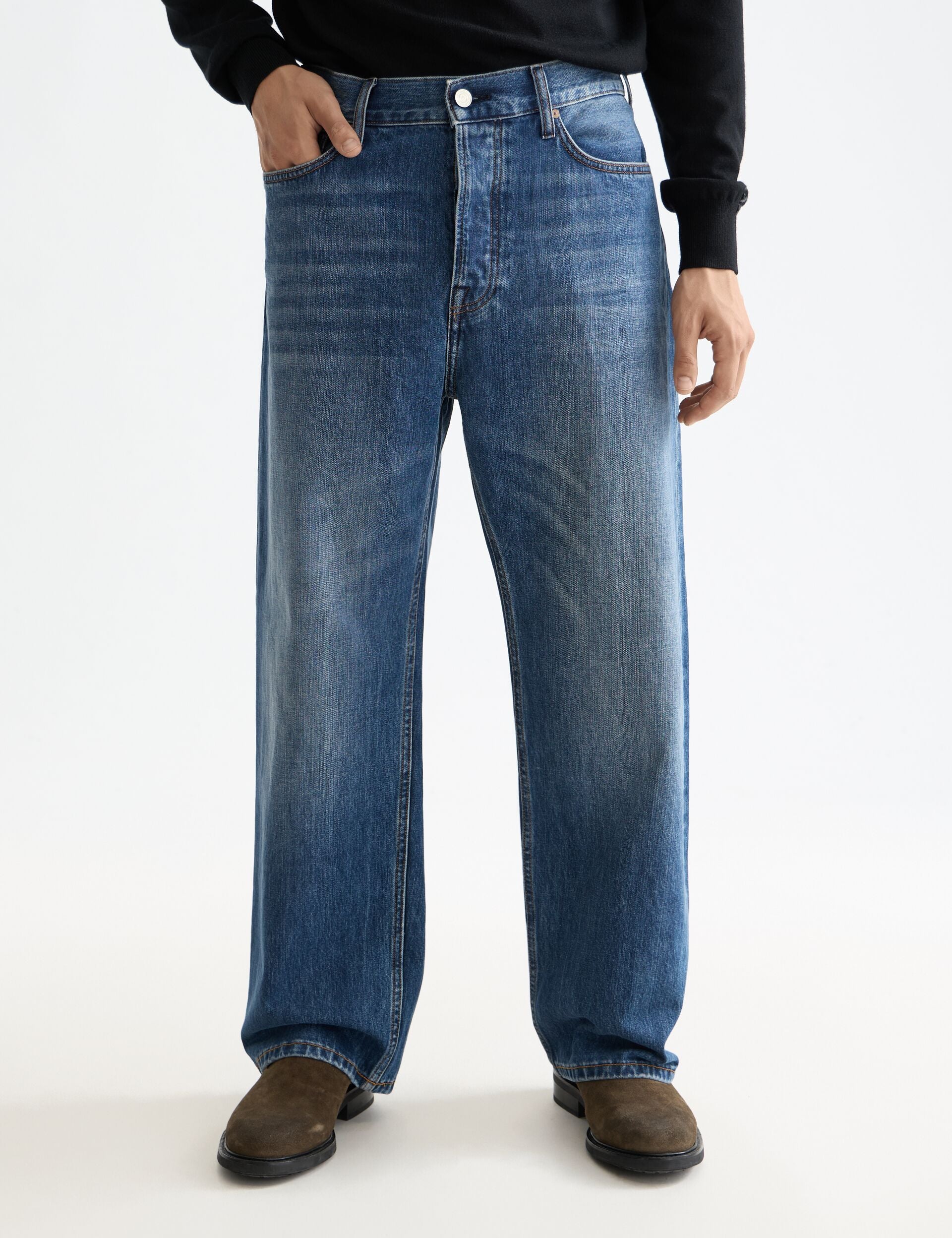 Lavender ג'ינס ארוך לגברים The Pitch – Wide Leg SCOTCH & SODA