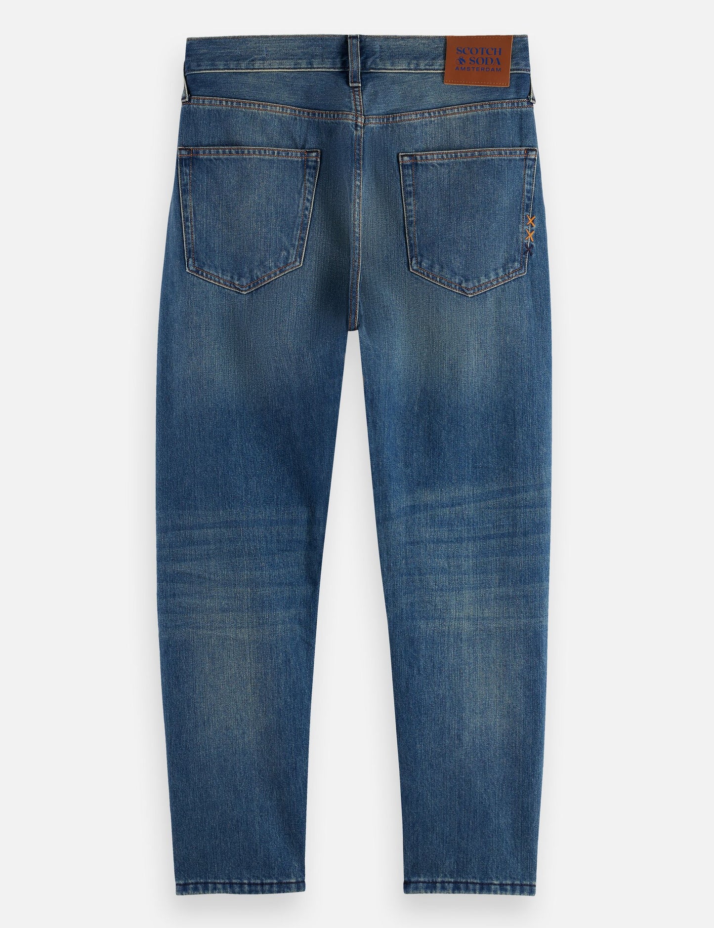 Dark Slate Gray ג׳ינס ארוך לגברים The Dean – Loose Fit SCOTCH & SODA