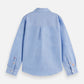 Light Steel Blue חולצה מכופתרת ארוכה לילידם Striped Linen SCOTCH & SODA