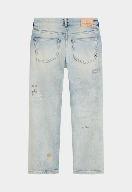 Gray ג׳ינס לילדים The Pitch - Scotch & Soda x Basquiat SCOTCH & SODA