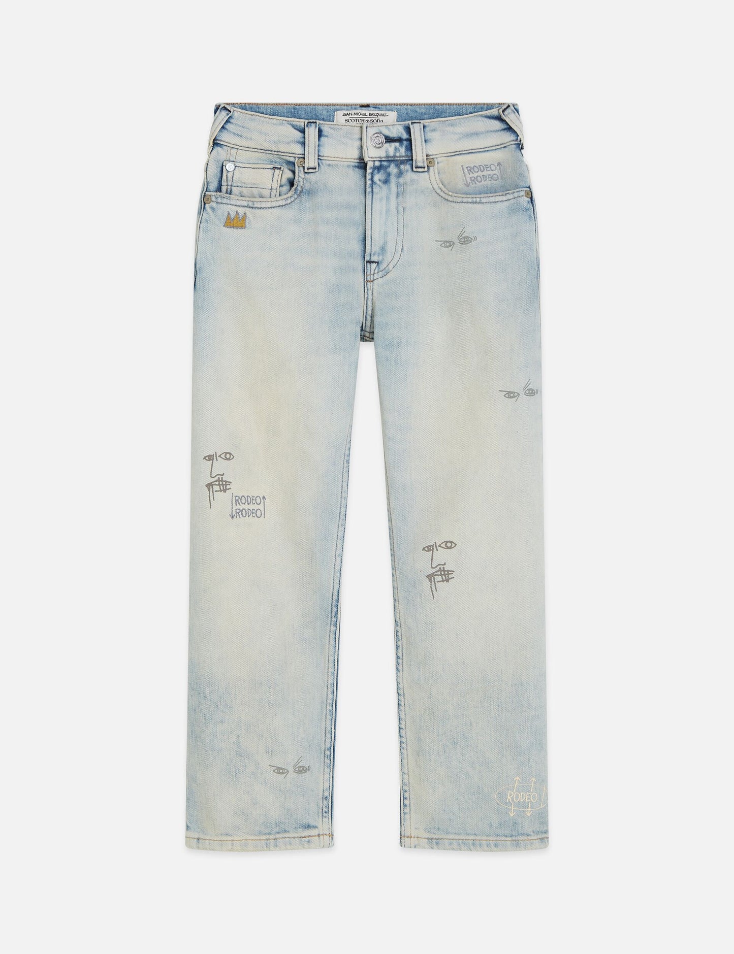Gray ג׳ינס לילדים The Pitch - Scotch & Soda x Basquiat SCOTCH & SODA