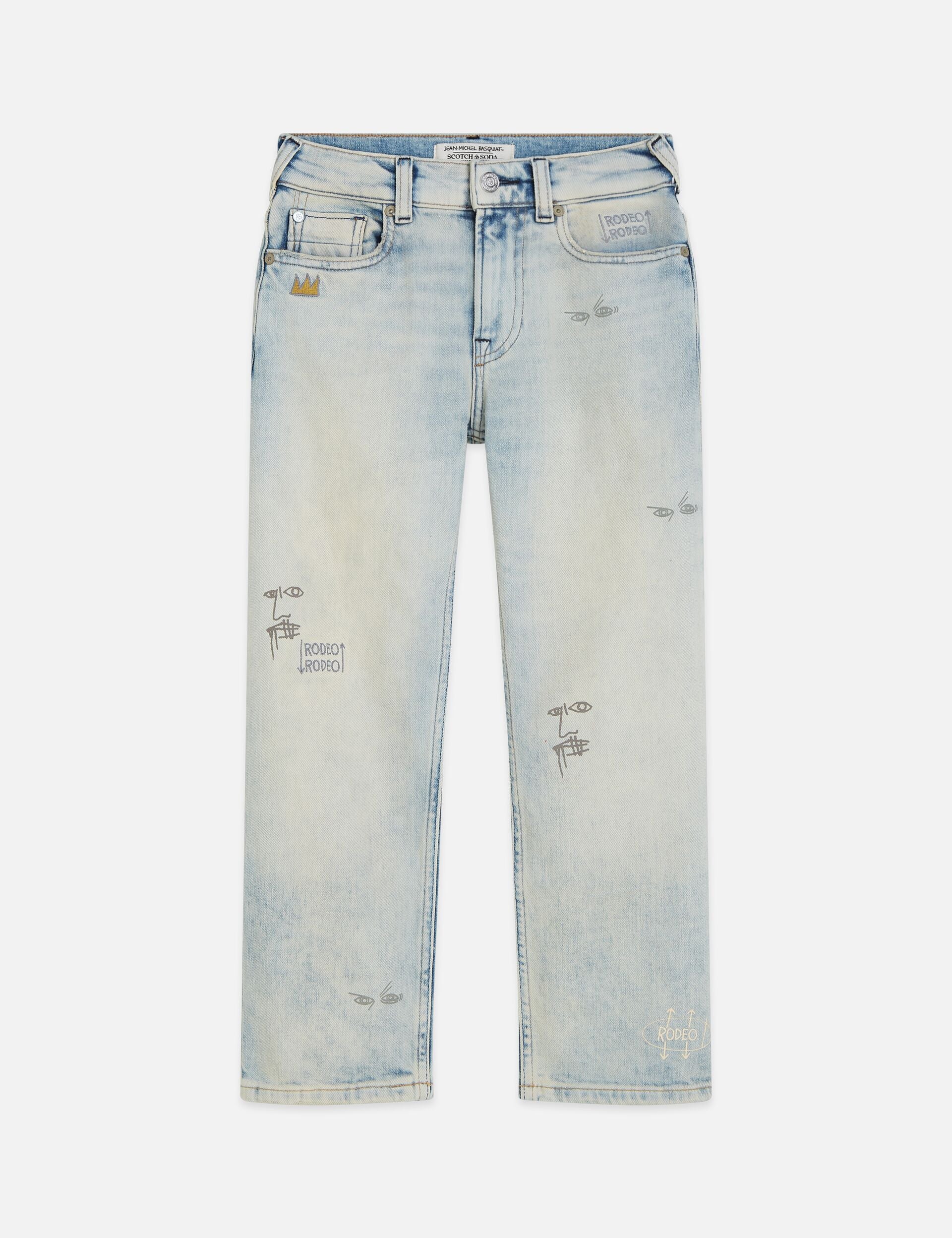 Gray ג׳ינס לילדים The Pitch - Scotch & Soda x Basquiat SCOTCH & SODA