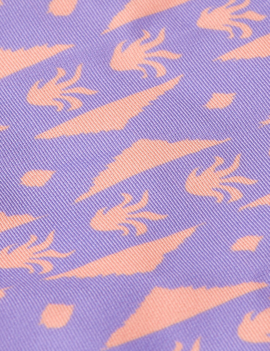 Light Steel Blue בגד ים שלם מודפס לילדות Printed Bathing SCOTCH & SODA