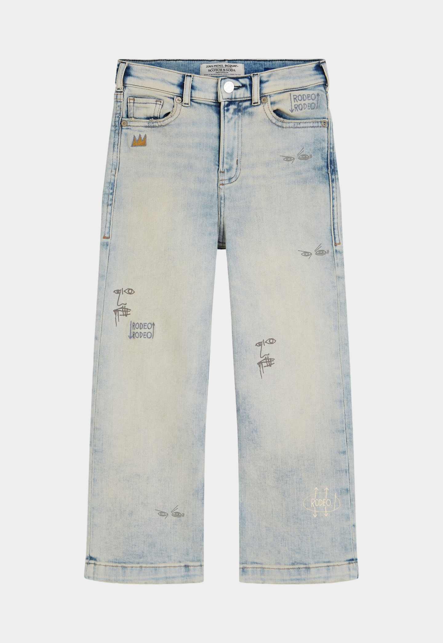 Gray ג׳ינס לילדים The Pitch - Scotch & Soda x Basquiat SCOTCH & SODA