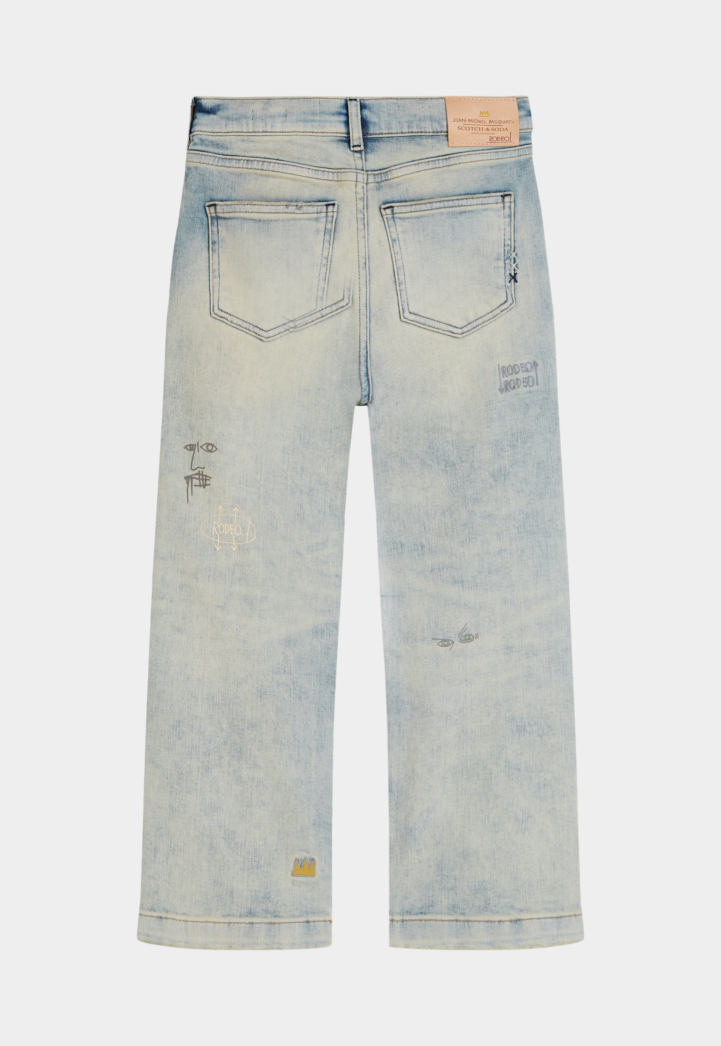 Gray ג׳ינס לילדים The Pitch - Scotch & Soda x Basquiat SCOTCH & SODA