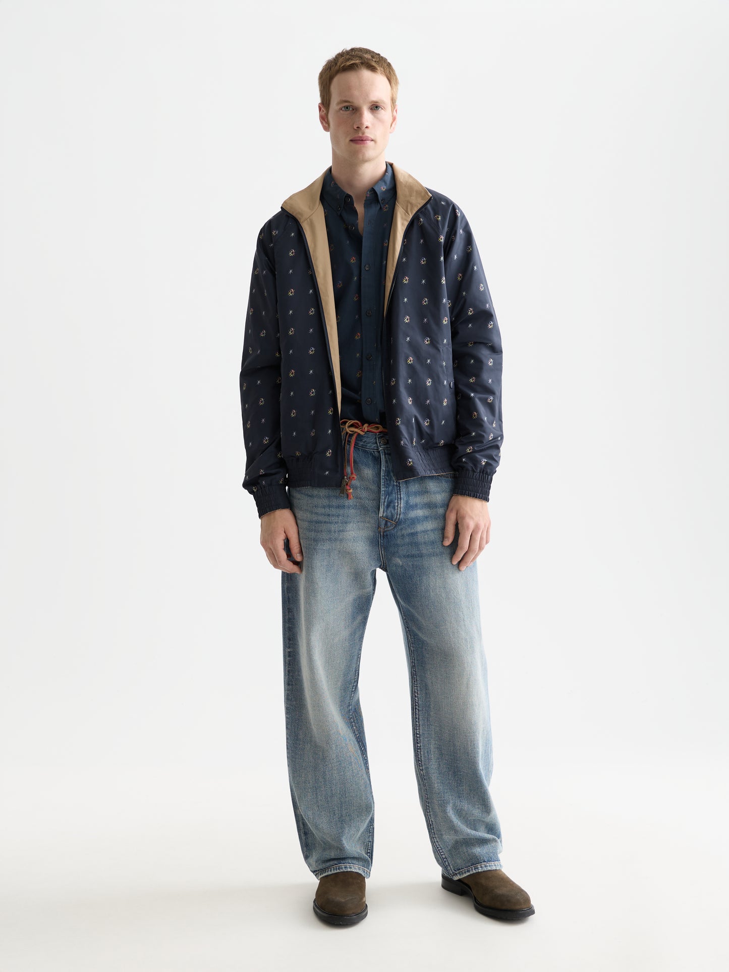 White Smoke REVERSIBLE JACKET ג'קט SCOTCH & SODA