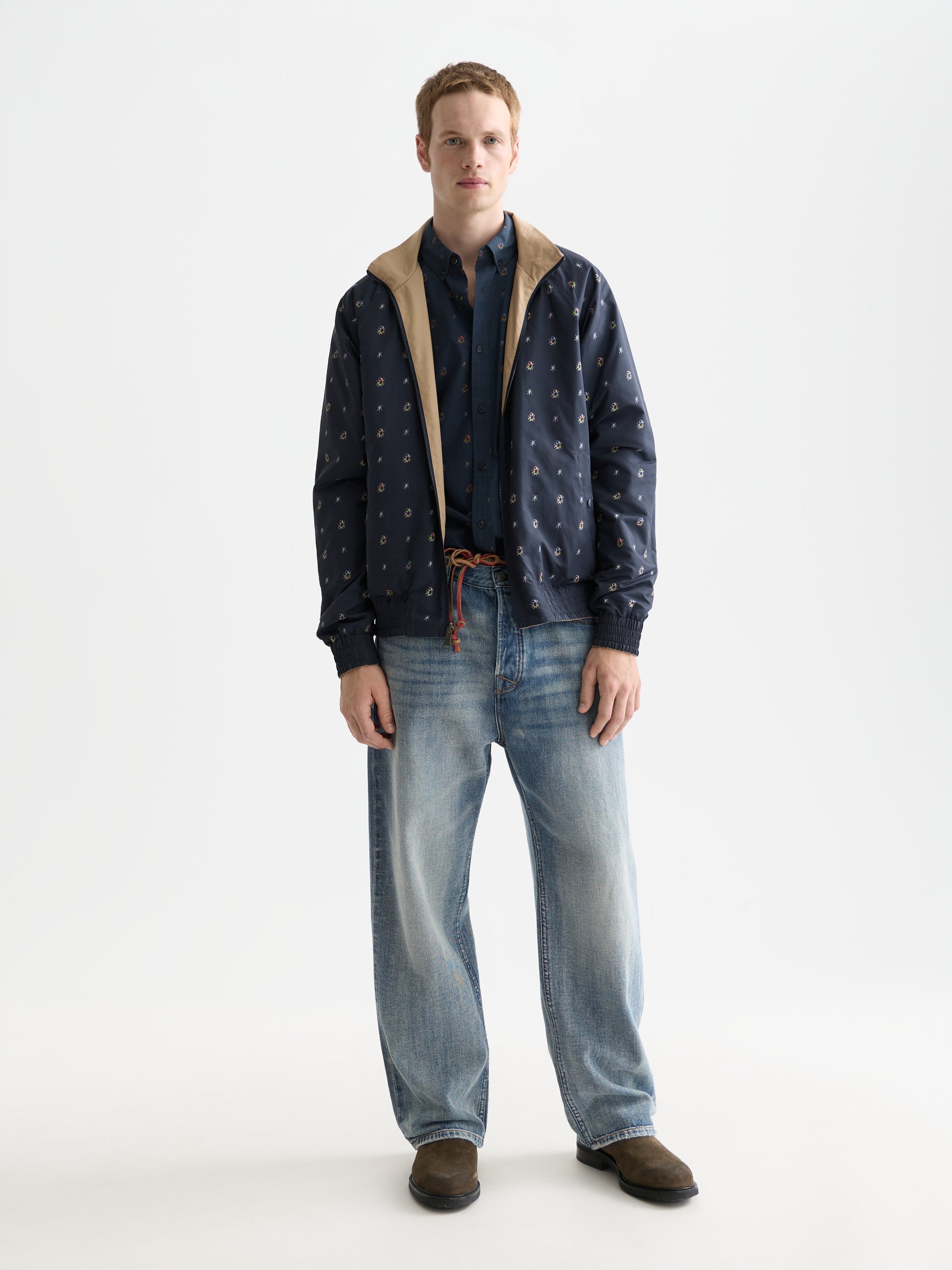 White Smoke REVERSIBLE JACKET ג'קט SCOTCH & SODA