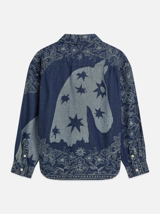 White Smoke ג'קט ג'ינס לגברים Jacquard SCOTCH & SODA