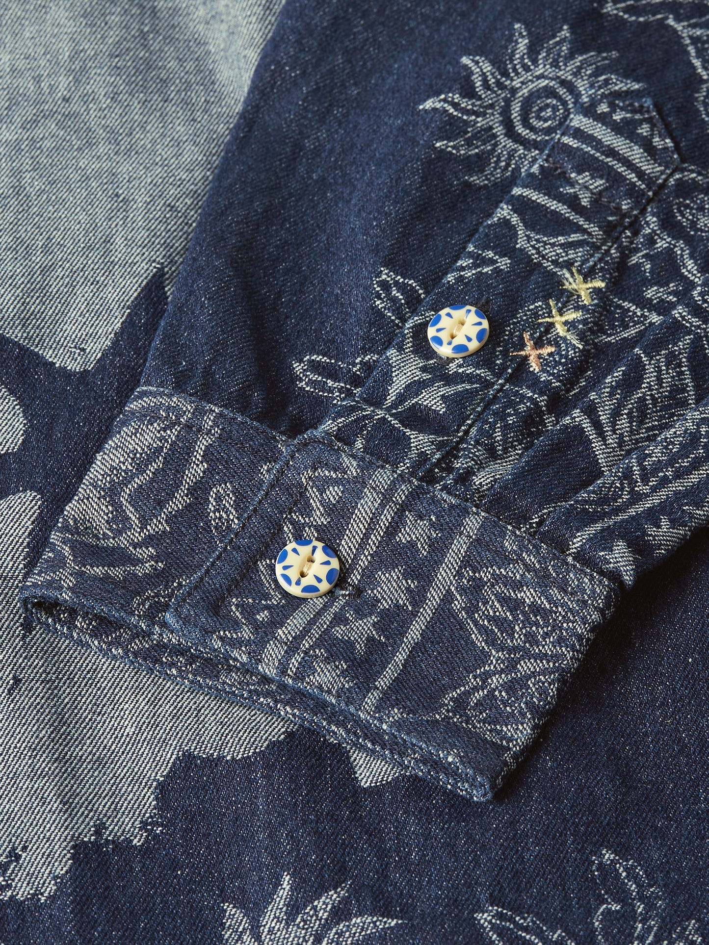 Dark Slate Gray ג'קט ג'ינס לגברים Jacquard SCOTCH & SODA