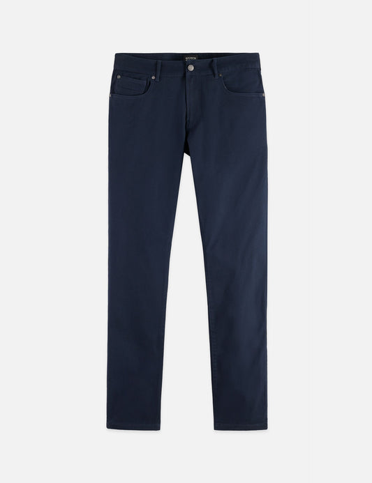Dark Slate Gray RALSTON STRETCH COTTON-TWILL 5-POCKET PANT מכנסיים ארוכים SCOTCH & SODA