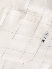 Lavender מכנסי ג׳וגר פשתן בגזרה ישרה לגברים OLIVER SCOTCH & SODA