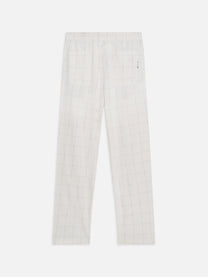 Light Gray מכנסי ג׳וגר פשתן בגזרה ישרה לגברים OLIVER SCOTCH & SODA