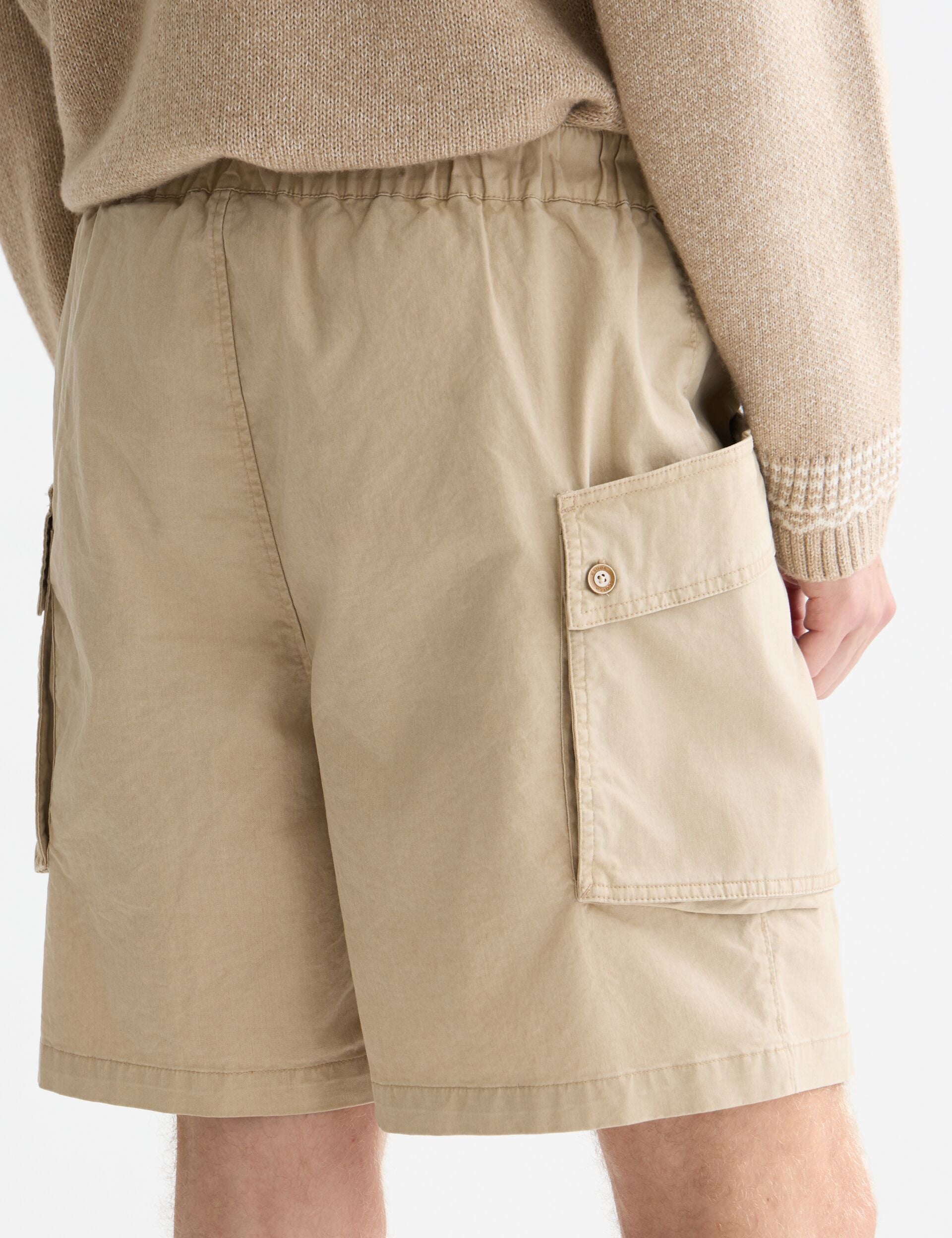 Rosy Brown מכנסיים קצרים לגברים Washed SCOTCH & SODA