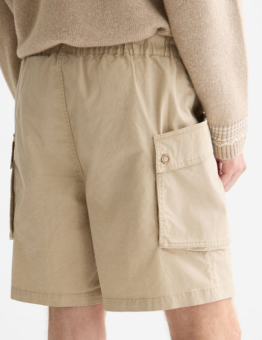 Rosy Brown WASHED COTTONBLEND CARGO LOOSEFIT BERMUDA SHORTS מכנסיים קצרים SCOTCH & SODA