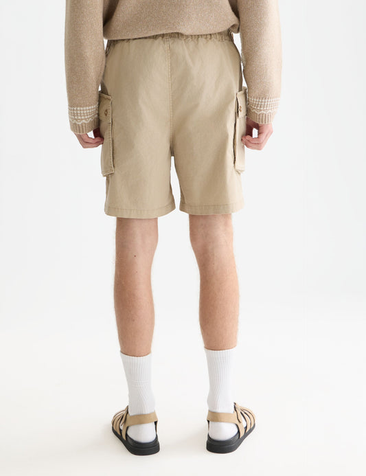 White Smoke WASHED COTTONBLEND CARGO LOOSEFIT BERMUDA SHORTS מכנסיים קצרים SCOTCH & SODA