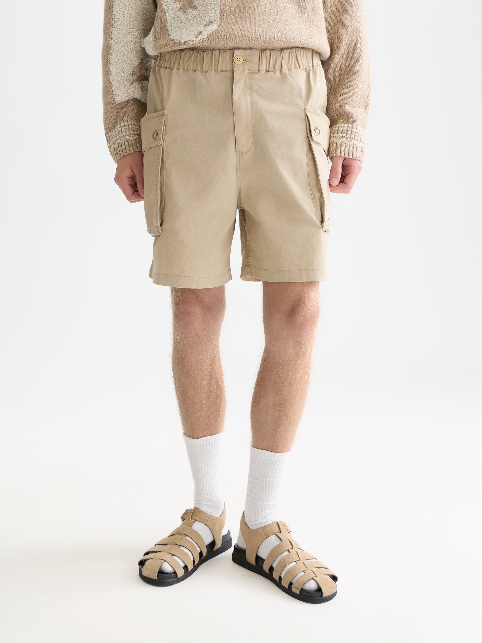 White Smoke מכנסיים קצרים לגברים Washed SCOTCH & SODA