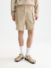 White Smoke מכנסיים קצרים לגברים Washed SCOTCH & SODA
