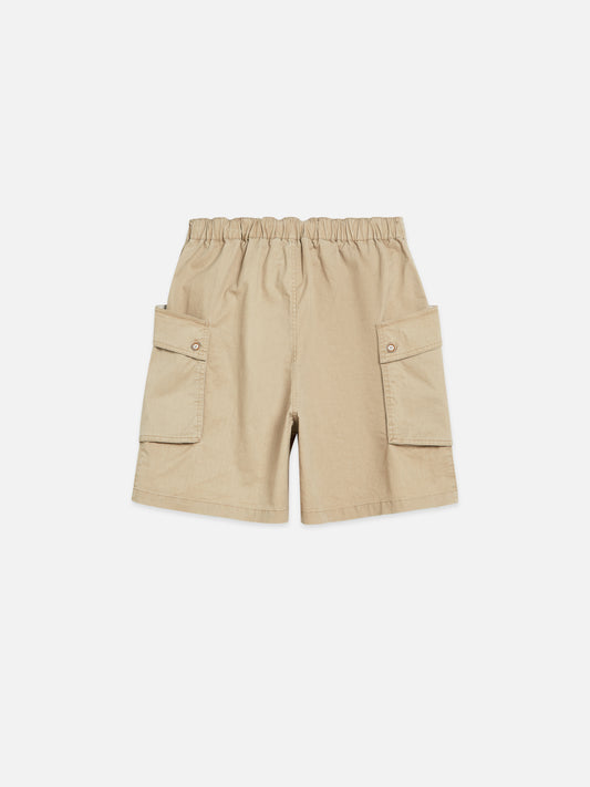 Tan WASHED COTTONBLEND CARGO LOOSEFIT BERMUDA SHORTS מכנסיים קצרים SCOTCH & SODA