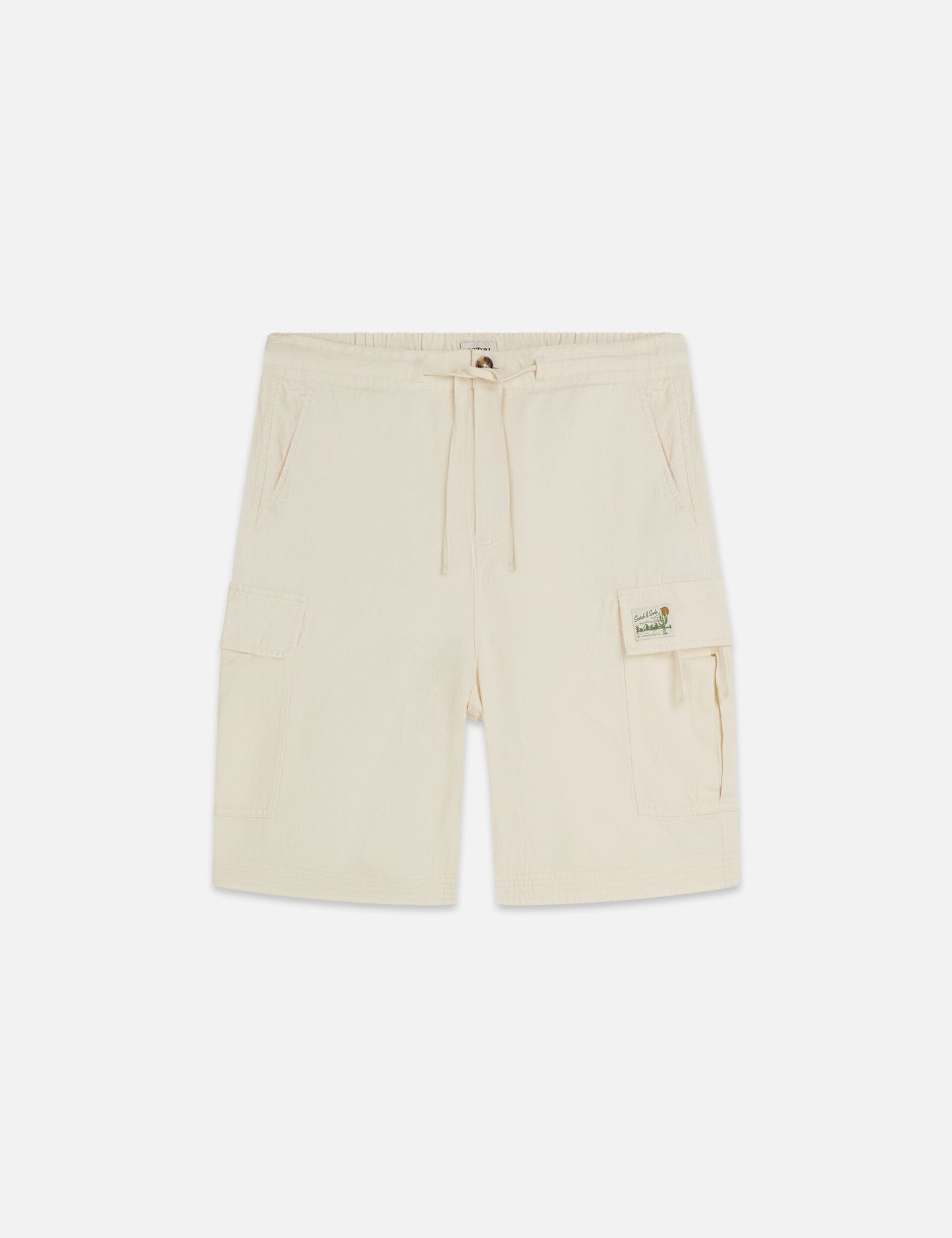 Light Gray מכנסיים קצרים לגברים Linen SCOTCH & SODA