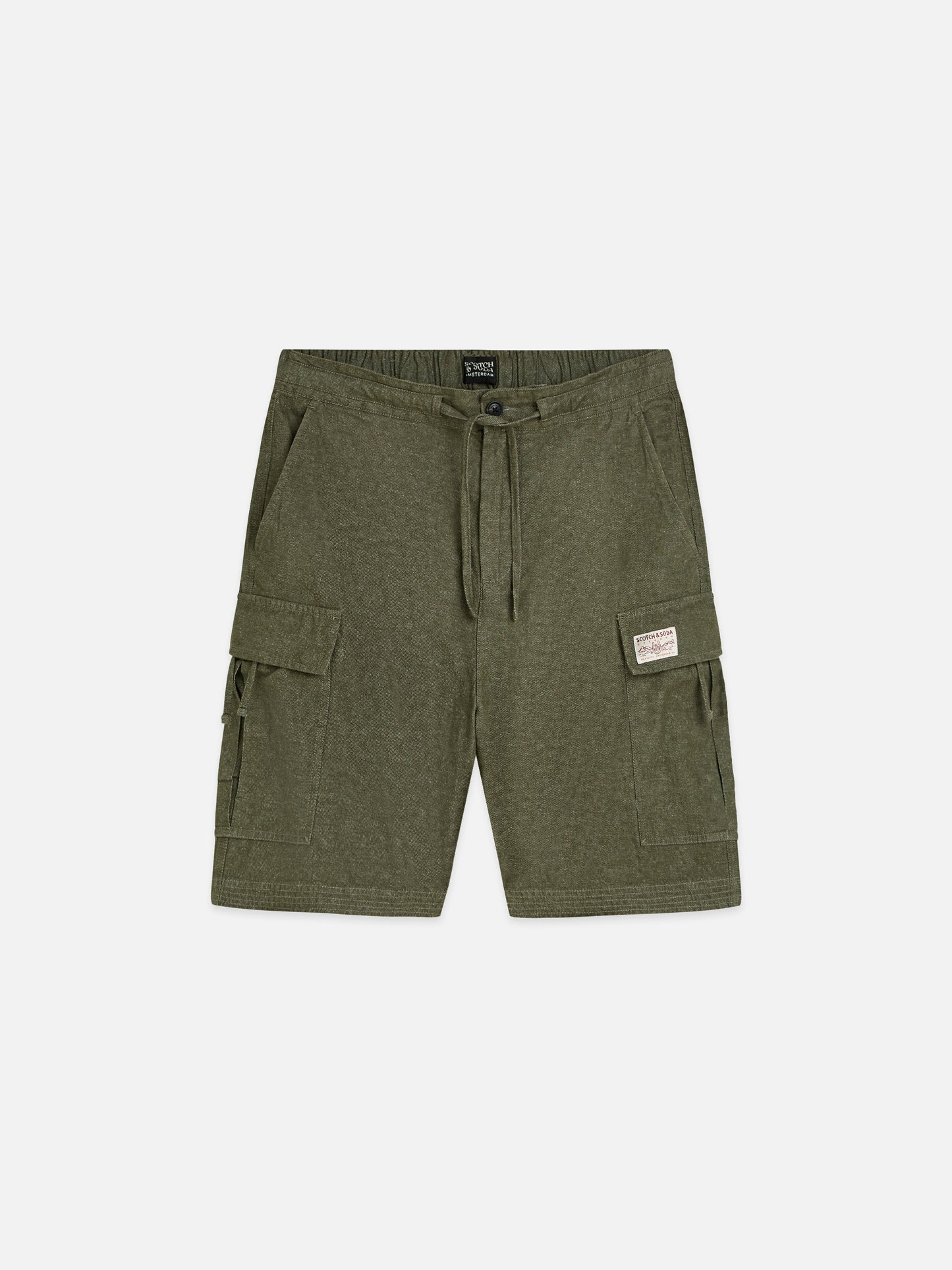 Dark Olive Green מכנסיים קצרים לגברים Tailored SCOTCH & SODA