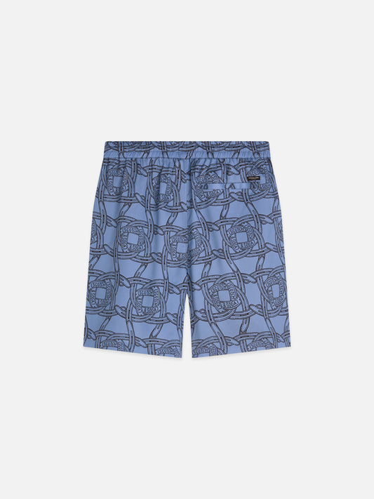 Slate Gray FAVE PRINTED TENCEL RELAXEDFIT BERMUDA SHORTS מכנסיים קצרים SCOTCH & SODA