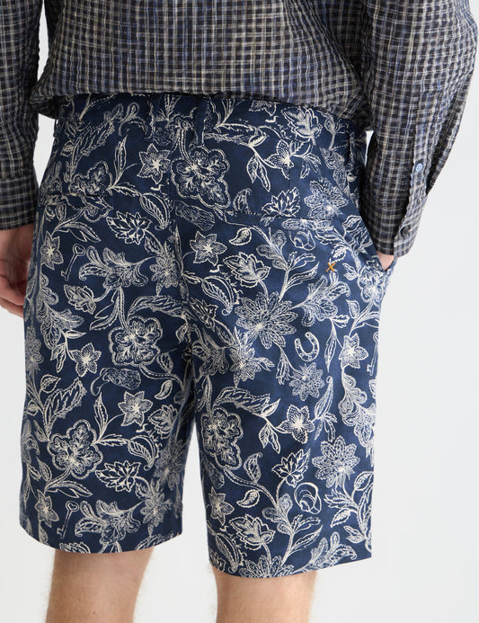 Lavender מכנסיים קצרים צ’ינו לגברים Stuart Printed SCOTCH & SODA