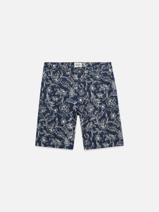 Dim Gray מכנסיים קצרים צ’ינו לגברים Stuart Printed SCOTCH & SODA