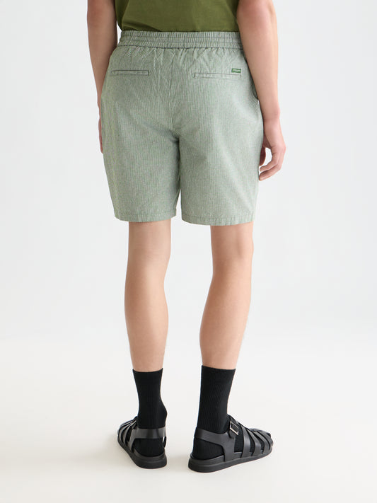 Lavender FAVE COTTONLINEN YARNDYED REGULARFIT BERMUDA SHORT מכנסיים קצרים SCOTCH & SODA