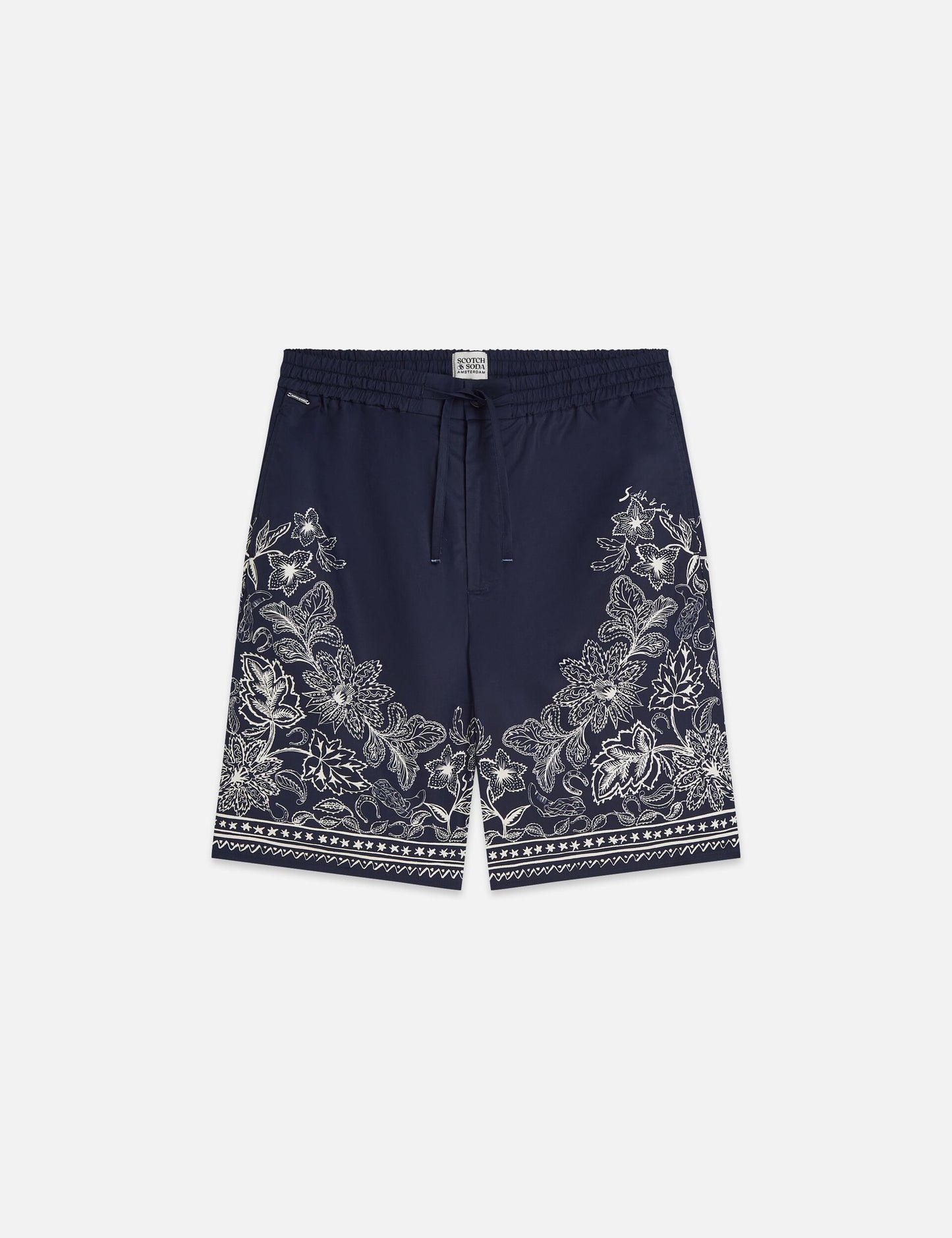 Dark Slate Gray מכנסי ברמודה קצרים לגברים  Printed SCOTCH & SODA