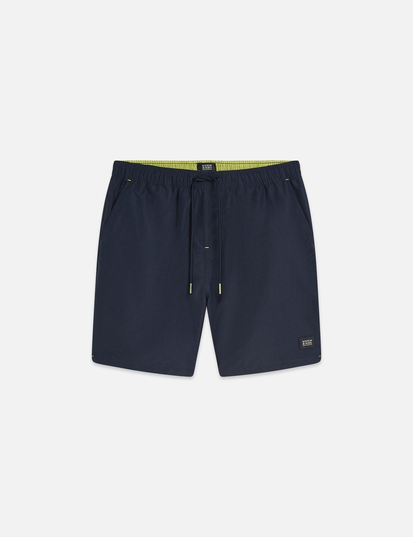 Dark Slate Gray שורט בגד ים לגברים Solid Midlength Swim Shorts SCOTCH & SODA