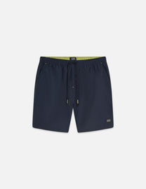 Dark Slate Gray שורט בגד ים לגברים Solid Midlength Swim Shorts SCOTCH & SODA