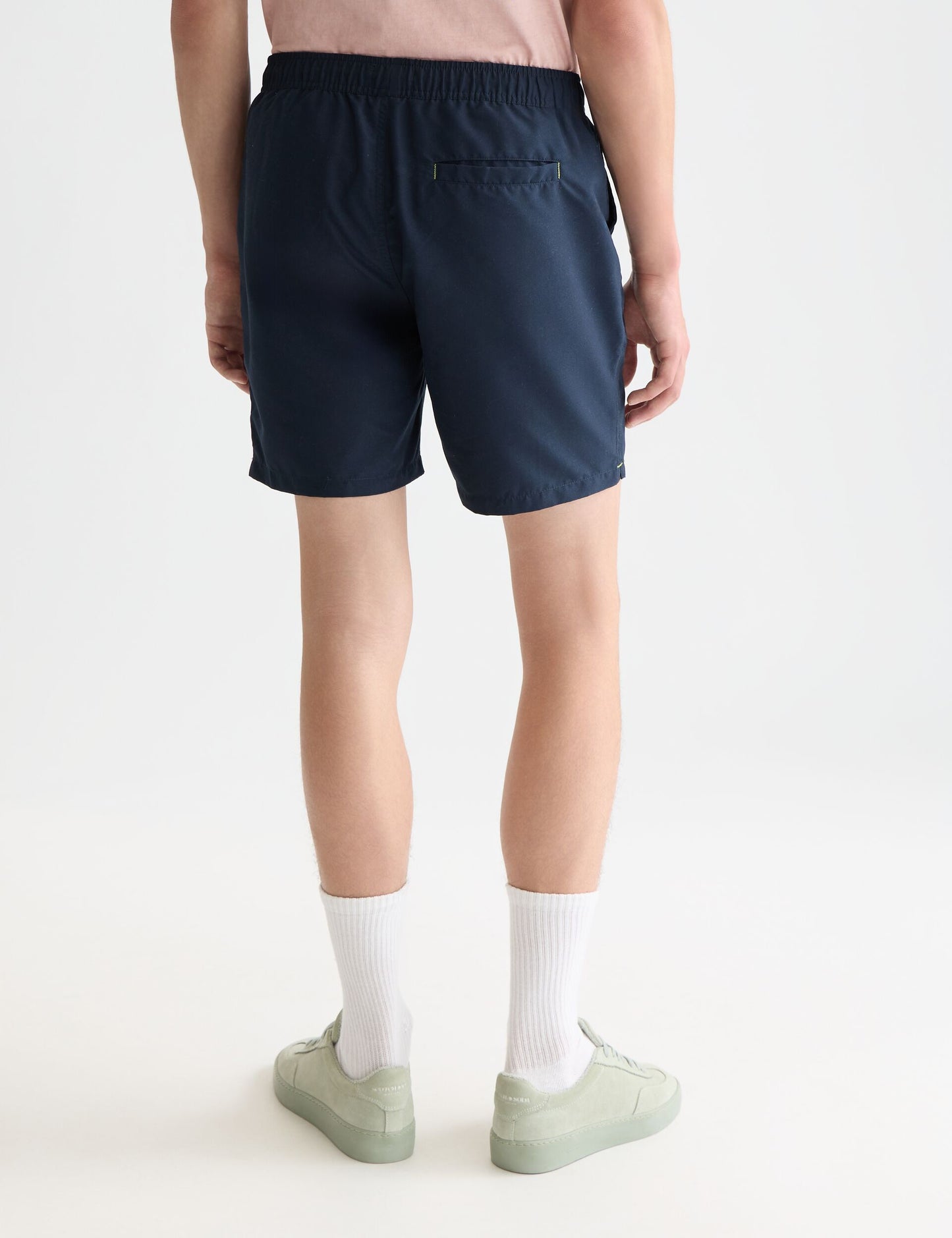 Misty Rose שורט בגד ים לגברים Solid Midlength Swim Shorts SCOTCH & SODA