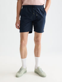 White Smoke שורט בגד ים לגברים Solid Midlength Swim Shorts SCOTCH & SODA