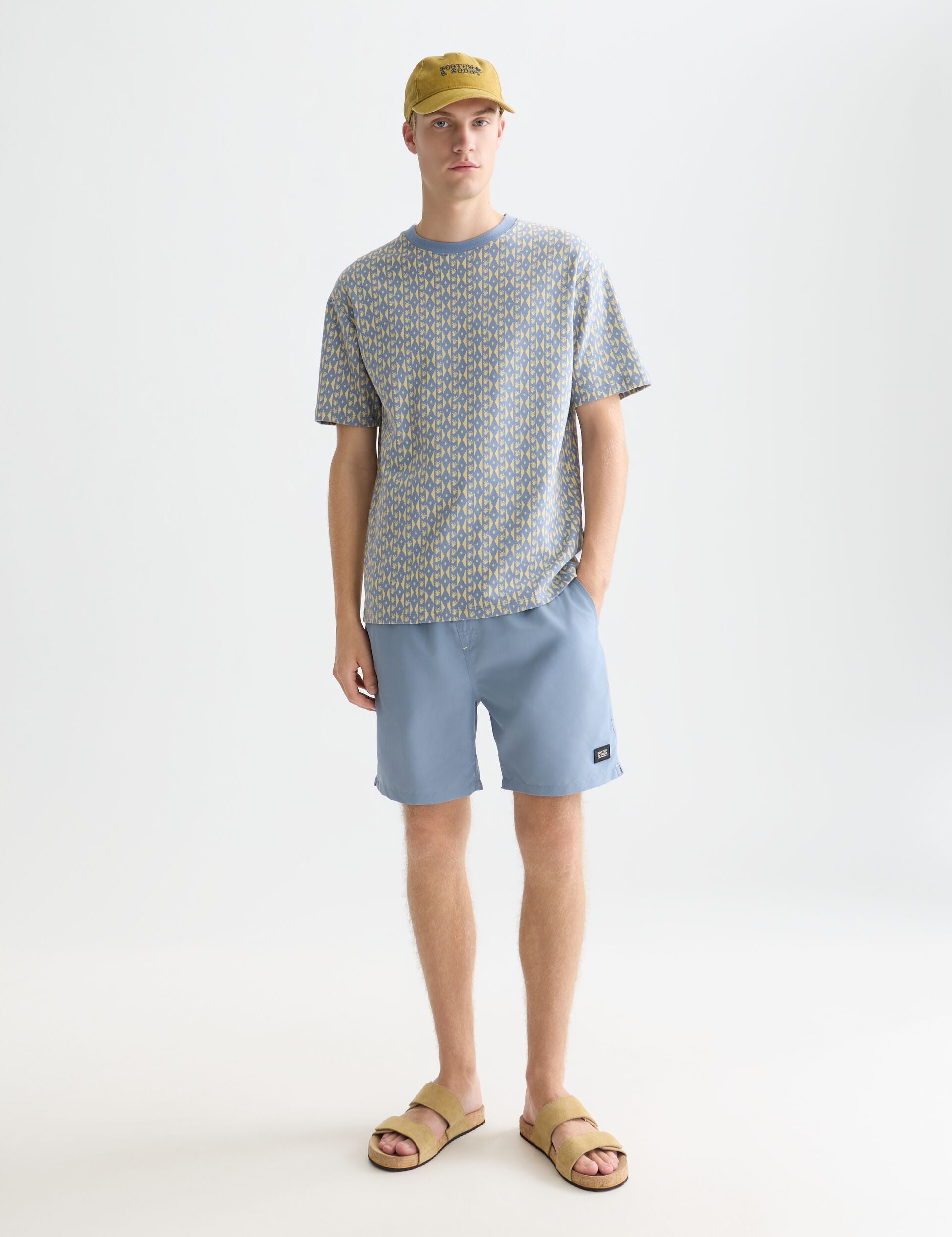 Lavender בגד ים לגברים Solid SCOTCH & SODA