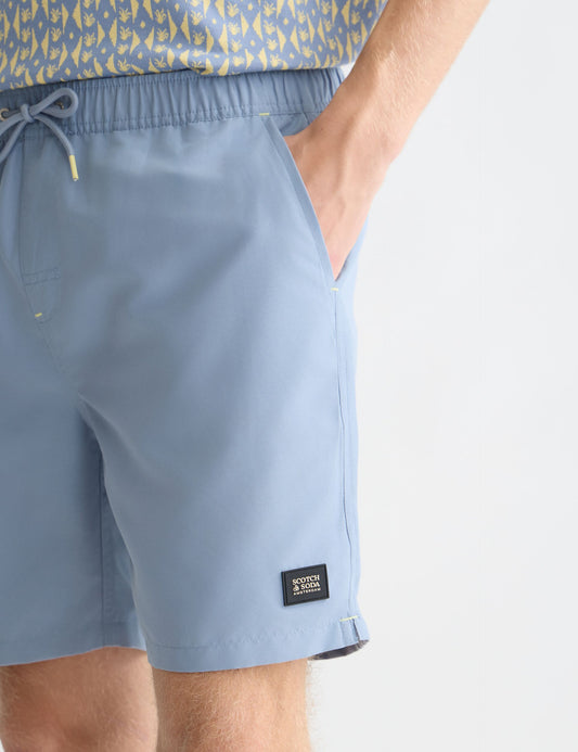 Lavender SOLID MIDLENGTH SWIM SHORTS בגד ים SCOTCH & SODA