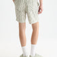 White Smoke בגד ים לגברים Printed Mid-Length Swim Shorts SCOTCH & SODA