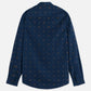 Midnight Blue חולצה מכופתרת ארוכה לגברים Printed SCOTCH & SODA