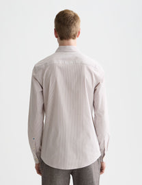 Lavender חולצה מכופתרת ארוכה לגברים Striped SCOTCH & SODA