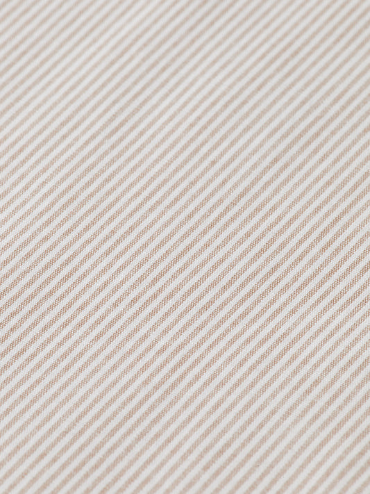 Light Gray STRIPED SLIM-FIT POPLIN SHIRT חולצה מכופתרת ארוכה SCOTCH & SODA