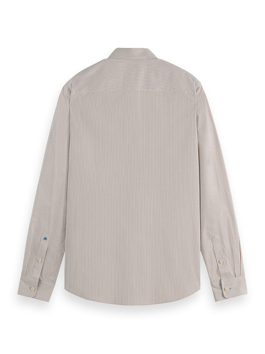 Gray חולצה מכופתרת ארוכה לגברים Striped SCOTCH & SODA