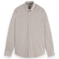 Gray חולצה מכופתרת ארוכה לגברים Striped SCOTCH & SODA