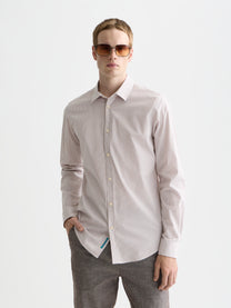 Lavender חולצה מכופתרת ארוכה לגברים Striped SCOTCH & SODA