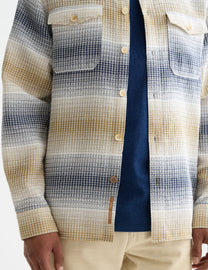 Lavender חולצה מכופתרת ארוכה לגברים Waffle structure SCOTCH & SODA