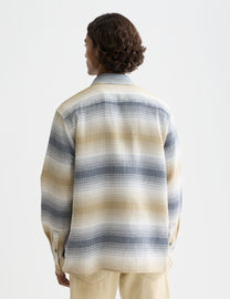 Lavender חולצה מכופתרת ארוכה לגברים Waffle structure SCOTCH & SODA