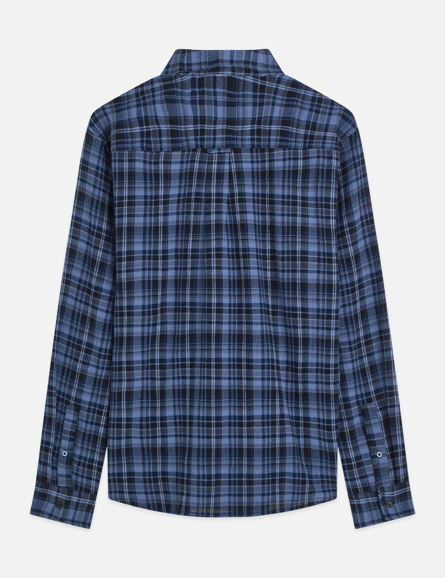 White Smoke חולצה מכופתרת ארוכה לגברים Lightweight Flannel SCOTCH & SODA